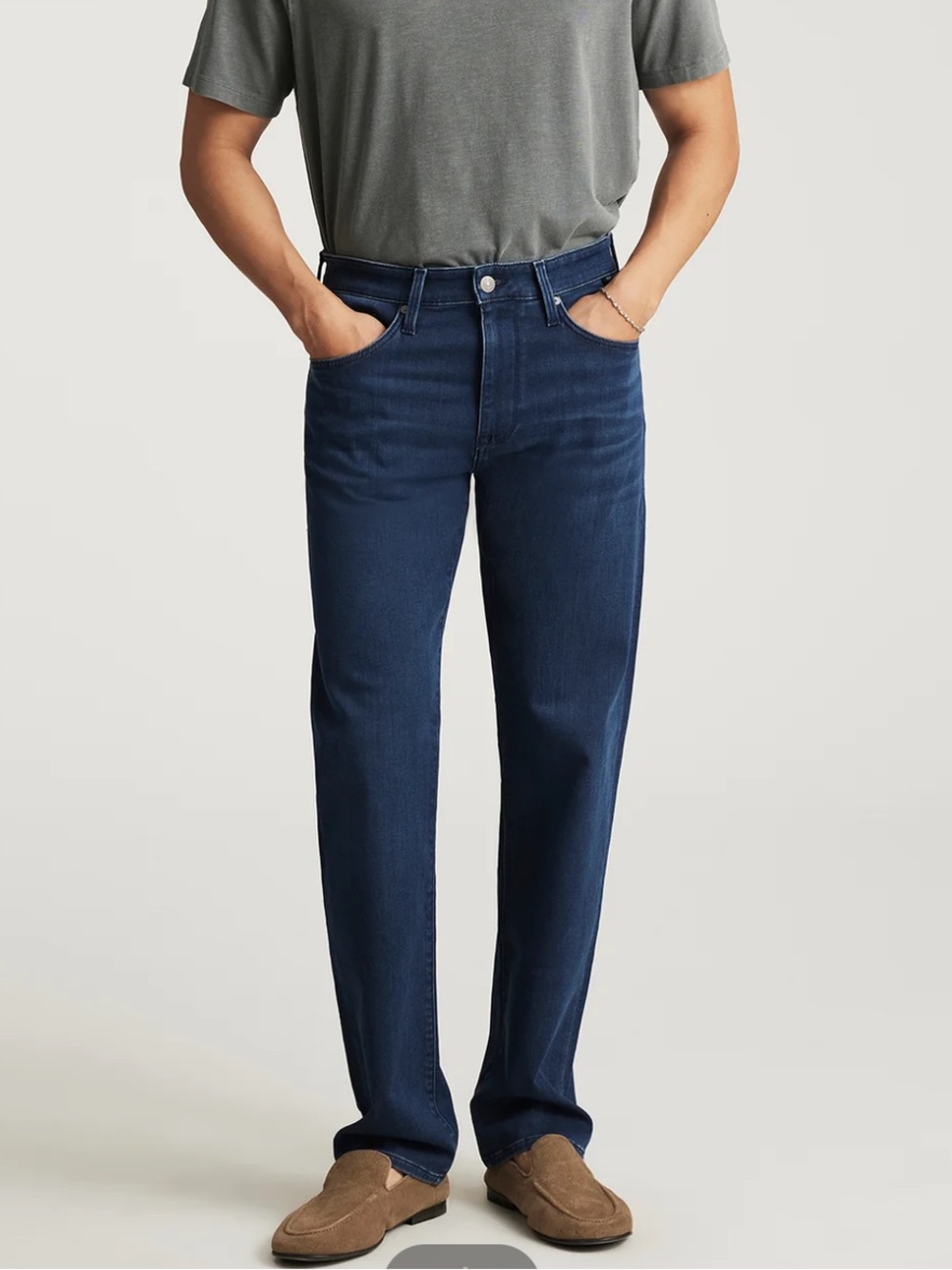 Mavi Men's Straight Jeans in Deep Indigo